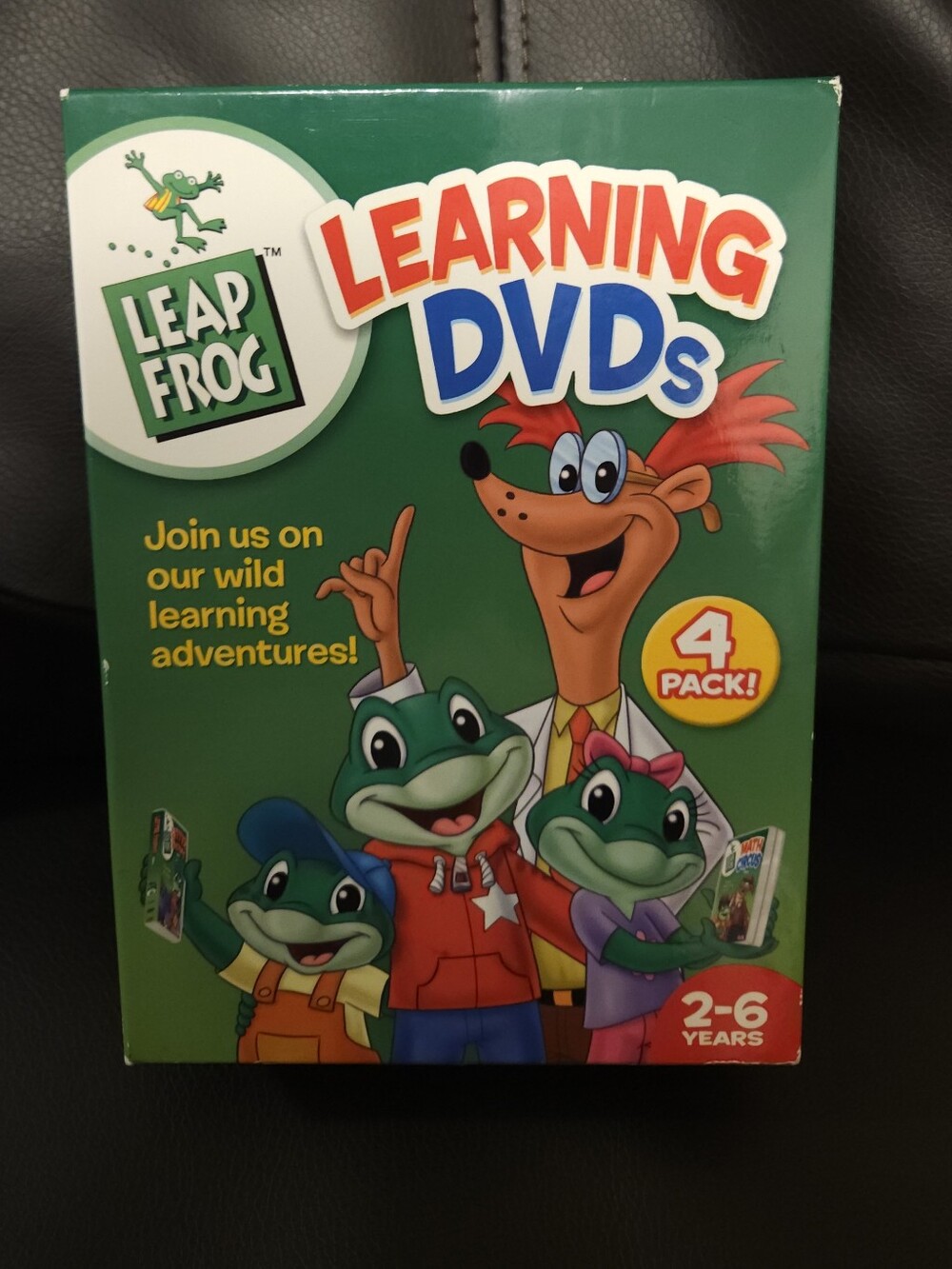 Leap Frog Learning DVDs 4-Pack - 2 Sealed 2006 WOW!